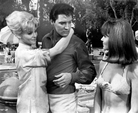 Elvis Presley With Diane Mcbain Left And Shelley Fabares