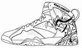 Nike Jordans Tennis Soft sketch template
