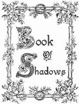 Shadows Book Coloring Pages Title Contents sketch template