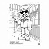 Coloring Hiphop Book Markersnpens Hop Hip sketch template