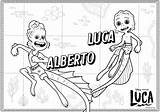 Luca Colorir Pixar Alberto Monsters Scribblefun Auwe sketch template