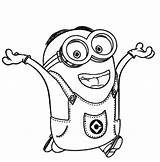 Coloring Minion Pages Dave Minions Happy Color Printable Print Easy Online Clipart Pdf Kidsplaycolor Kids Google Getcolorings Book Mario Clipground sketch template