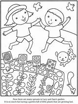 Coloring Garden Pages Gardening Preschool Printable Kids Color Flower Print Eden Spring Colouring Sheets Drawing Cute Easy Books Bestcoloringpagesforkids Gardens sketch template