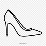 Shoe Drawing High Heel Clipart Coloring Clip Heeled Book sketch template