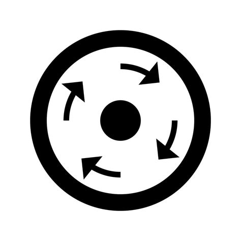 icone de rond point obligatoire de vecteur  telecharger vectoriel gratuit clipart