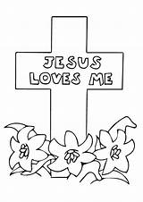 Kreuz Ausmalbilder Cross Malvorlagen sketch template