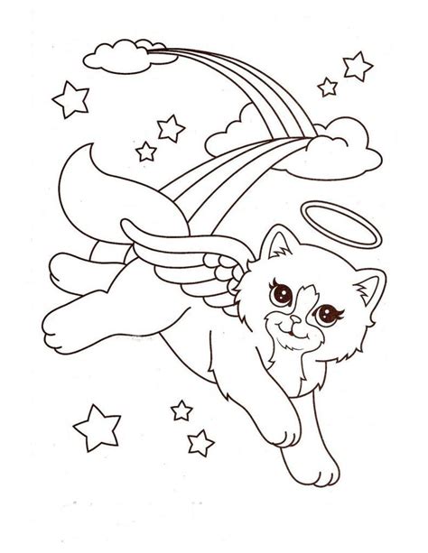 unicorn kitten printable coloring pages information