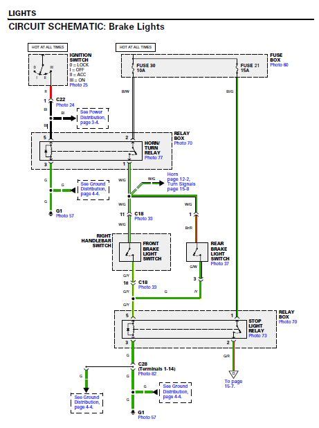 brake light wire diagram schematics  diagrams brake lights  working dual circuit