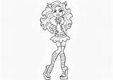 Clawdeen Coloring Pages Wolf sketch template