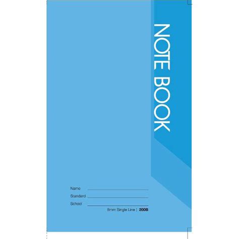 blue notebook vip educational supplies pte