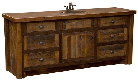 barnwood vanity  top   sink center