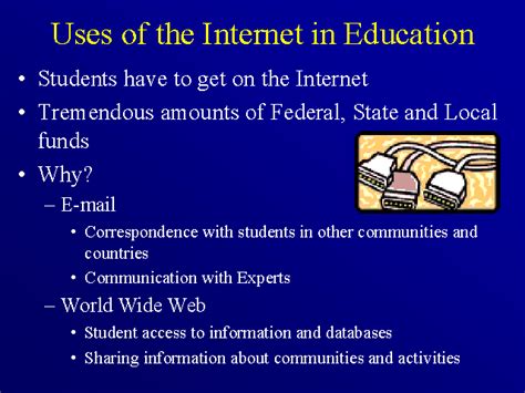 internet  education