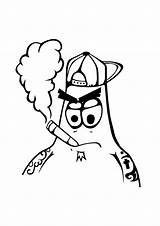 Gangster Gangsta Spongebob Dope Sketches Clipartmag Thug Chola sketch template