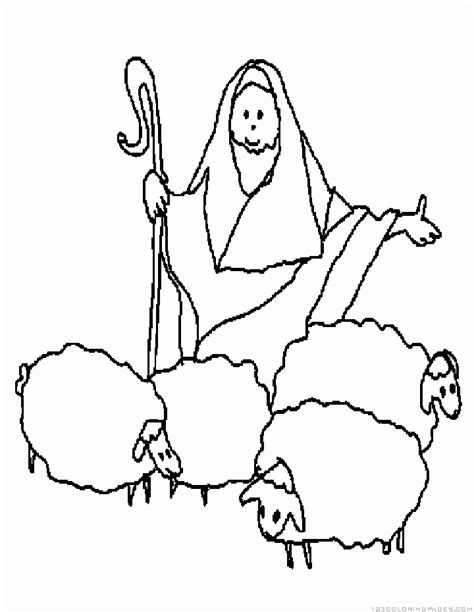 lambs coloring pages