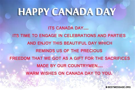 Happy Canada Day Wishes Greetings Messages July 1st 2020