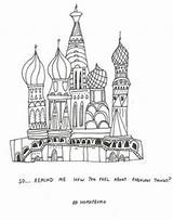 Russia Crayon Dyi Kids Line sketch template