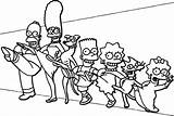Pages Simpson Addams Colorare Pintar Wecoloringpage Famiglia Família sketch template