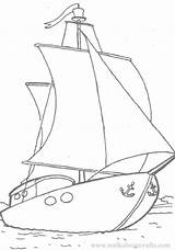 Yacht Coloring Pages Colouring Colour Popular Library Clipart Coloringhome sketch template