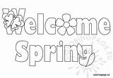 Spring Coloring Welcome Pages Reddit Email Twitter Coloringpage Eu sketch template