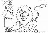 Leones Lions Foso Fosa Biblicos Aburre sketch template