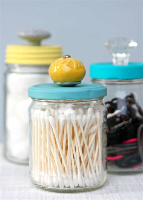 Upcycled Storage Containers Using Glass Jars Upcycle