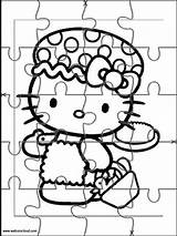 Hello Kitty Puzzles Printable Cut Activities Jigsaw Printables Children sketch template