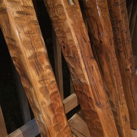 distressing wood beams woodworking