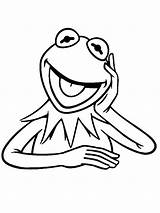 Kermit Frog Pages Colouring Coloring Coloringpage Ca Kleurplaten Kikker Sesame Colour Check Street Category sketch template