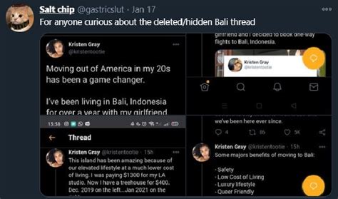 Viral Di Twitter Kristen Gray Bikin Utas Enaknya Bule Hidup Di Bali