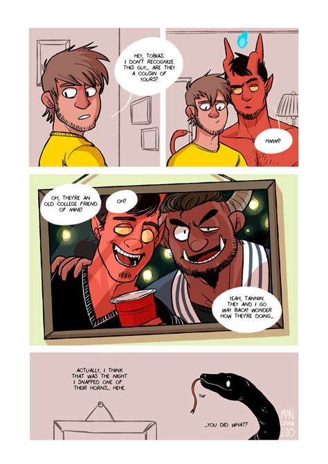 mancameron college friends on [tapastic] a fanart comic for tohdaryl finally got it done… and