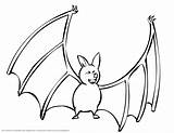 Bat Template Coloring Pages Color Printable Kids Templates Colouring Animal Print Cartoon Shape Animated Bestcoloringpagesforkids sketch template