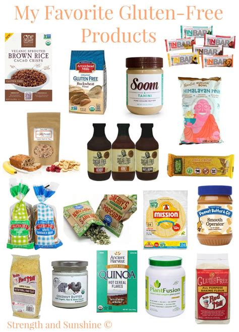 favorite gluten  products gluten  shopping gluten  info gluten  food list