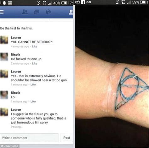 Hilarious Internet Gallery Reveals Disastrous Tattoos Daily Mail Online