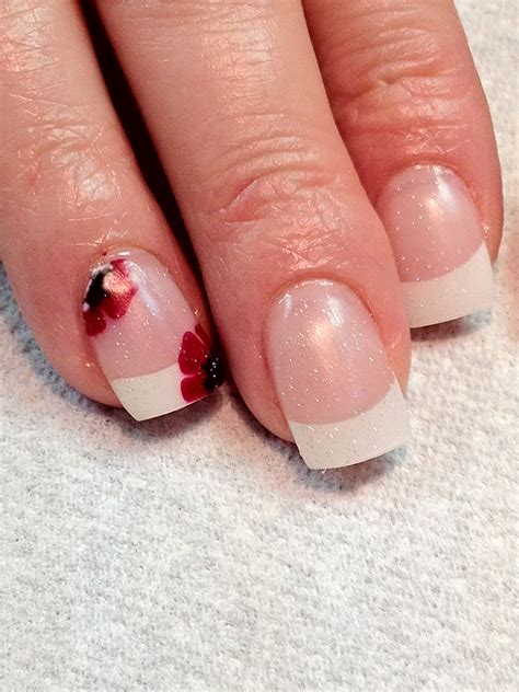 poppy nails nails nail designs poppies