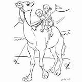 Camel Coloring Pages Friend Printable Goods Naughty Kid sketch template