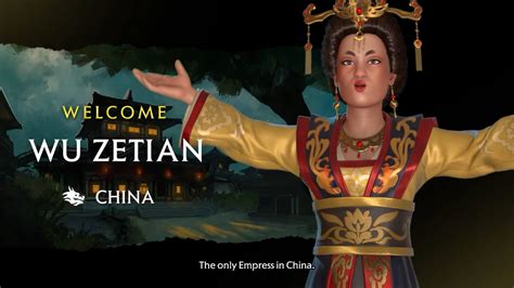 civilization vi reveals wu zetian  rulers  china pack techraptor