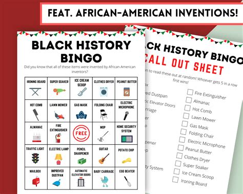 black history month bingo black history month games black etsy uk