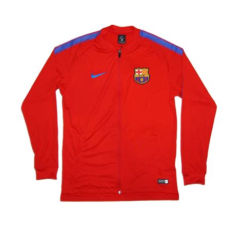 nike official   fc barcelona dry squad jacket   red brandshopercom
