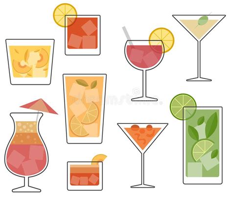 alcohol cocktail icon in comic style drink glass vector cartoon