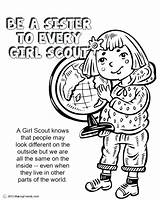 Promise Scouts Brownies Brownie Makingfriends Petal Responsible Authority Sketchite Petals Letzte sketch template