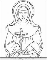 Catherine Thecatholickid Saints sketch template