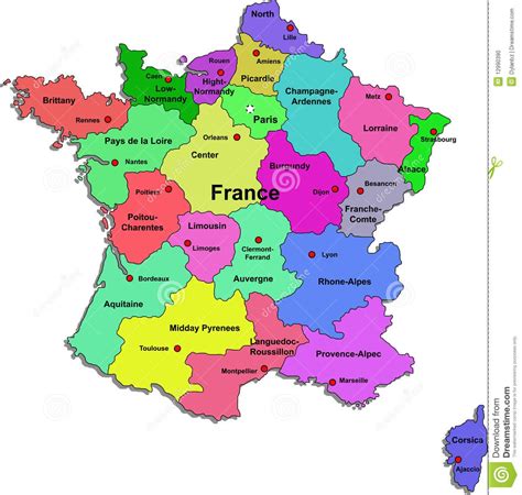 interactive france map regions  cities artofit
