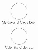 Circles Book Color Twistynoodle Books Mini Shapes Circle Readers Beginning Noodle Kids Sheet Print Shape Coloring Minibook Sheets sketch template