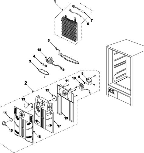 samsung refrigeration refrigerator door parts model rbslxaa searspartsdirect