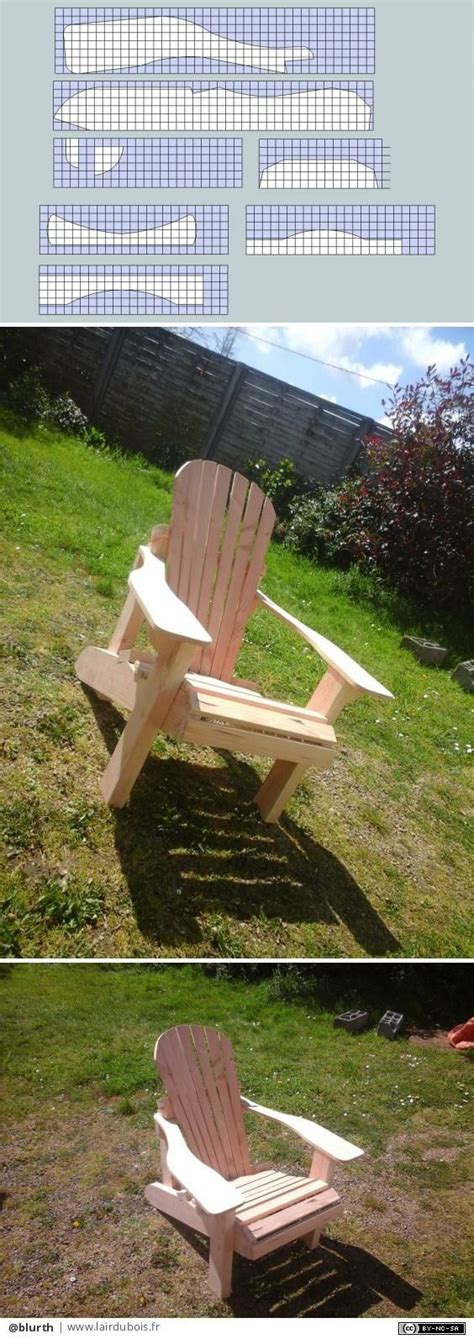 fauteuil adirondack par atelier du bois vert fauteuil adirondack chaise diy fauteuil palettes