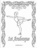 Arabesque Positions Classes Ballerina Danse sketch template