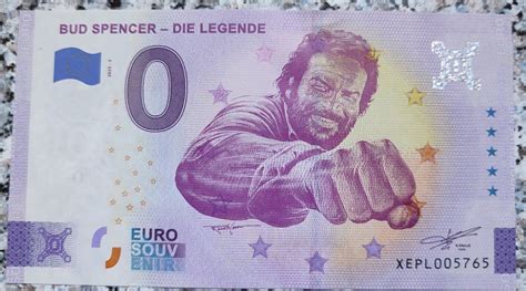 0 Euro Schein Bud Spencer Die Legende Null Euro Ebay