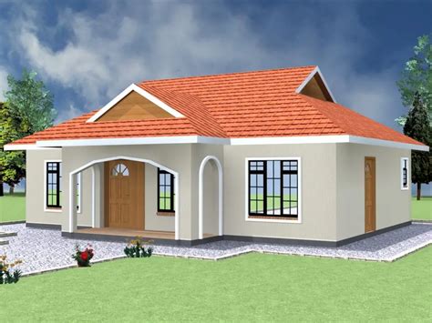 simple house plan  kenya popular style