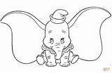 Dumbo Coloring Pages Cute Printable Cartoon Disney Print Characters Elephant Lovely Colouring Drawing Da Sheets Baby Kids Book Books Paper sketch template