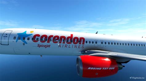 pmdg  bw corendon airlines op spicejet fleet  microsoft flight simulator msfs